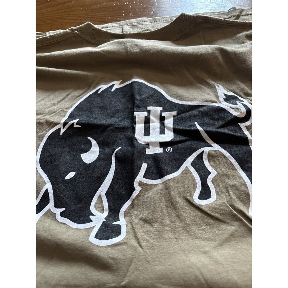IU Hoosiers Army Buffalo T-shirt Size XL